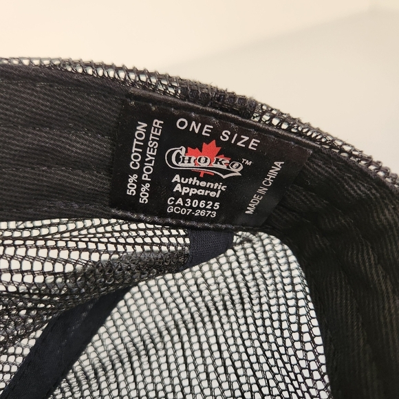 Chevy Trucks Raised Embroidery Distressed Ball Cap Hat Gray Snapback Trucker Men - Picture 6 of 6